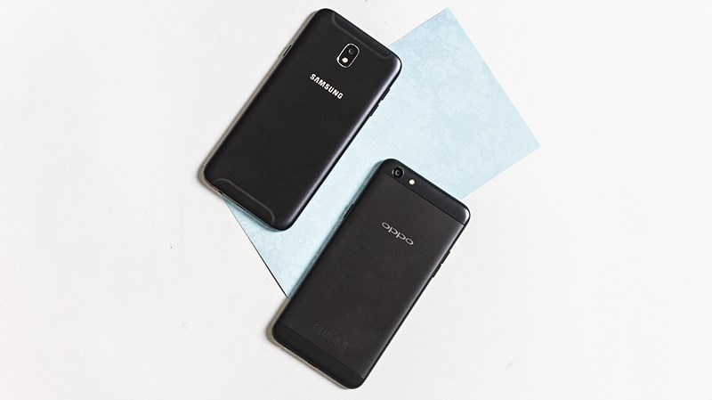 Đọ dáng Galaxy J7 Pro và Oppo F3