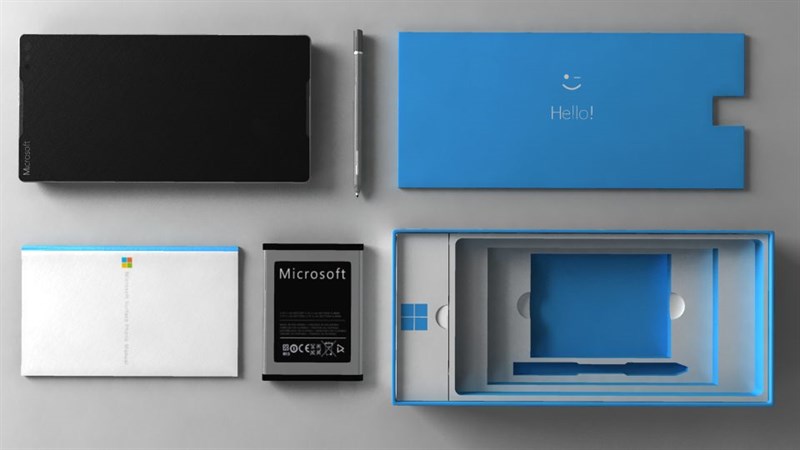 Concept Concept Microsoft Surface Phone tuyệt đẹp với thiết kế ấn tượng từ vỏ hộp