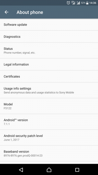 Xperia X và Xperia X Compact được cập nhật Android 7.1.1 Xperia X và Xperia X Compact được cập nhật Android 7.1.1