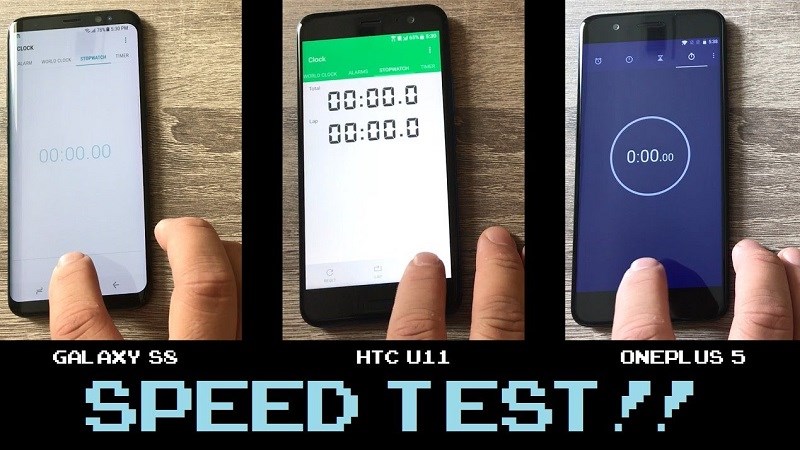 Đều dùng chip Snapdragon 835 nhưng OnePlus 5, Galaxy S8 hay HTC U11 mới là trùm tốc độ? Đều dùng chip Snapdragon 835 nhưng OnePlus 5, Galaxy S8 hay HTC U11 mới là trùm tốc độ?