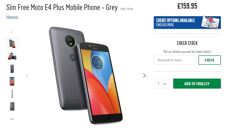 Motorola Moto E4 Plus chạy Android 7.1, pin khủng 5.000 mAh, giá 4,6 triệu