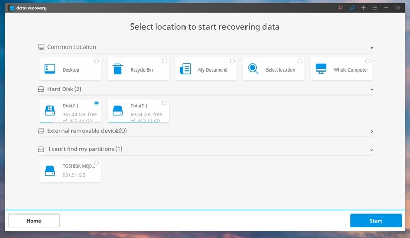 Wondershare Data Recovery Wondershare Data Recovery