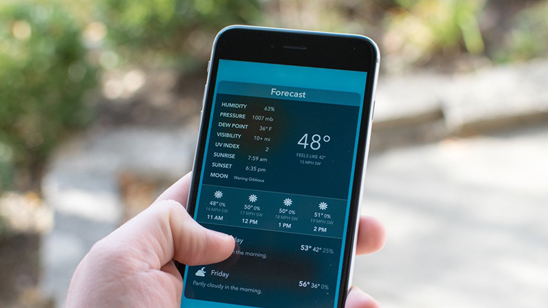 Weather info app