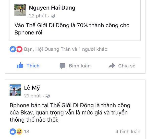 Bphone 2 bán tại Thế giới di động Bphone 2 bán tại Thế giới di động
