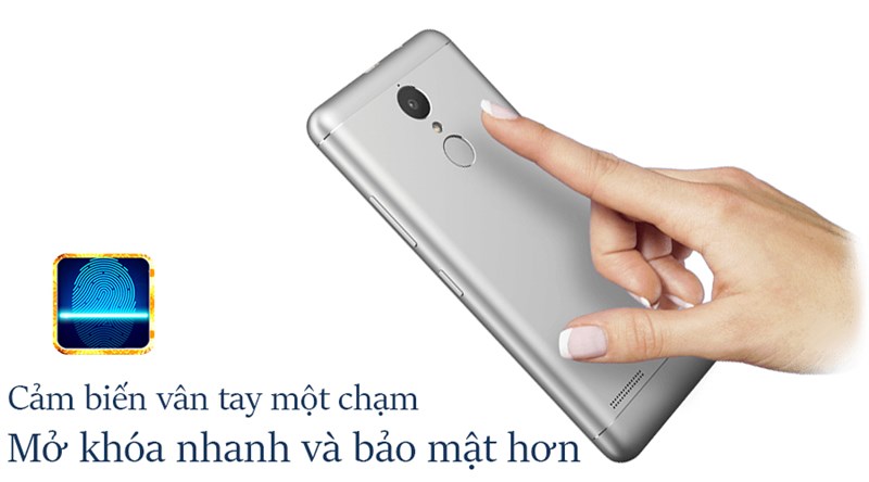 Lenovo K6 Note và K6 Power đều được tích hợp cảm biến vân tay