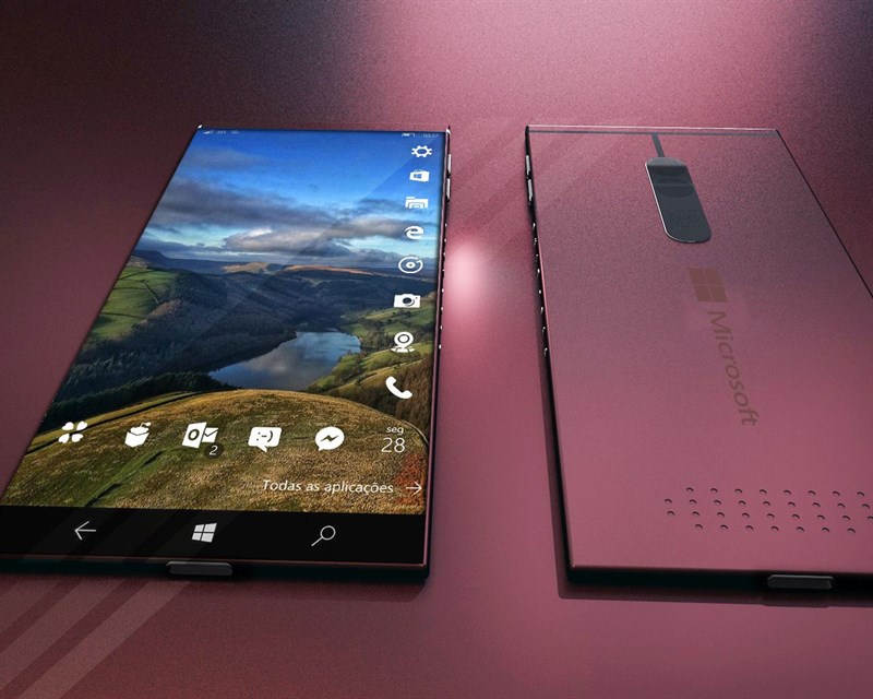 Concept: Lumia Proline xuất hiện với màn hình viền cạnh siêu mỏng, camera kép, chạy Windows 10.8 Mobile