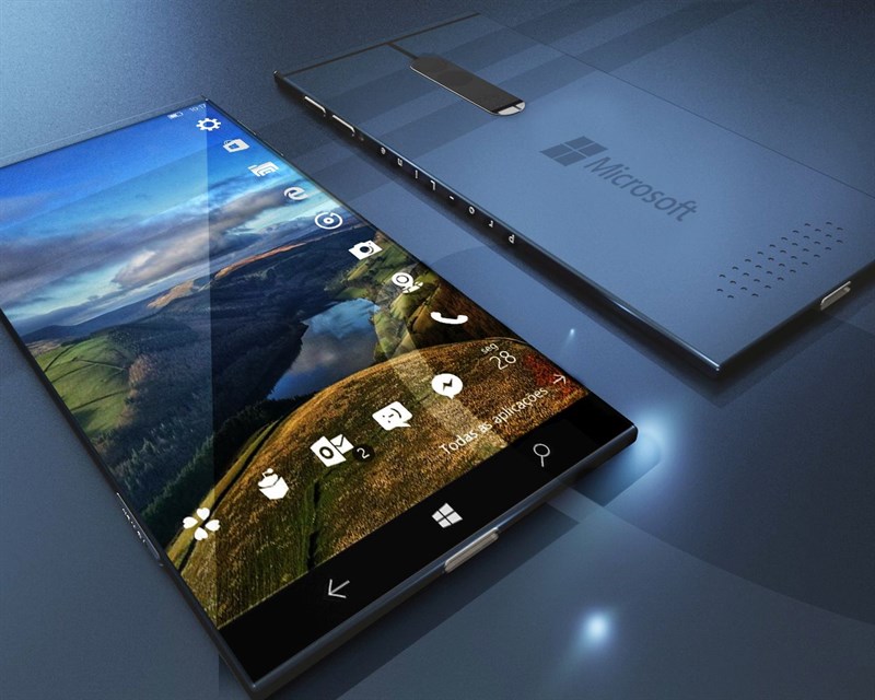 Concept: Lumia Proline xuất hiện với màn hình viền cạnh siêu mỏng, camera kép, chạy Windows 10.8 Mobile