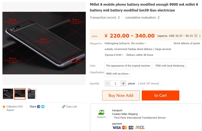 Dịch vụ thay đổi pin cho Xiaomi Mi 6