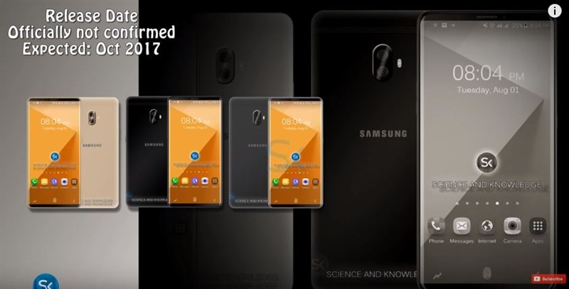 Concept: Galaxy C10 Pro với màn hình vô cực, RAM 8GB, camera kép 16MP cùng pin 4.000mAh