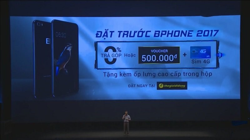 Bphone 2017 chính thức cho phép đặt hàng trước tại Thế Giới Di Động Bphone 2017 chính thức cho phép đặt hàng trước tại Thế Giới Di Động