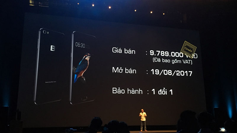 Giá bán chính thức Bphone 2 tại Thế giới di động