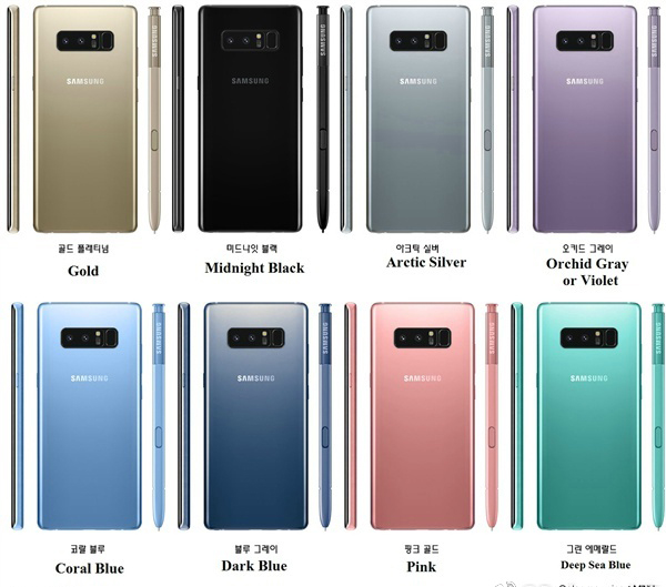 samsung Galaxy Note 8 samsung Galaxy Note 8