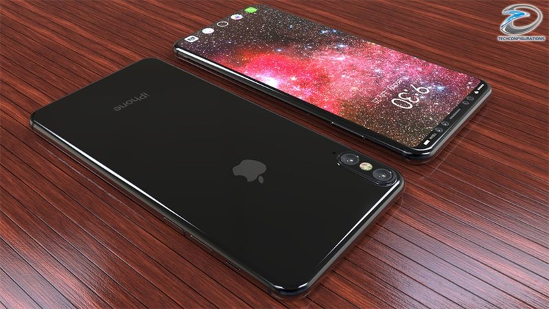 Concept: iPhone 8 với màn hình tràn cạnh, thiết kế đẹp đến ngẩn ngơ