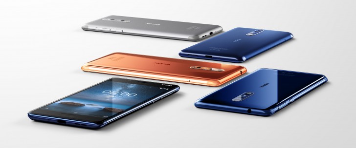 Nokia 8 màu sắc