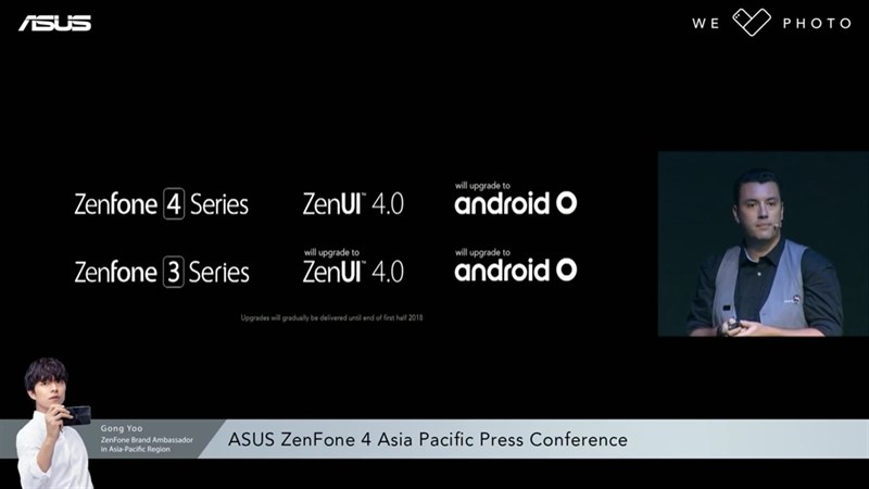 ZenFone 4 2017 series và ZenFone 3 series chạy giao diện ZenUI 4.0 đều được nâng cấp lên Android O ZenFone 4 2017 series và ZenFone 3 series chạy giao diện ZenUI 4.0 đều được nâng cấp lên Android O