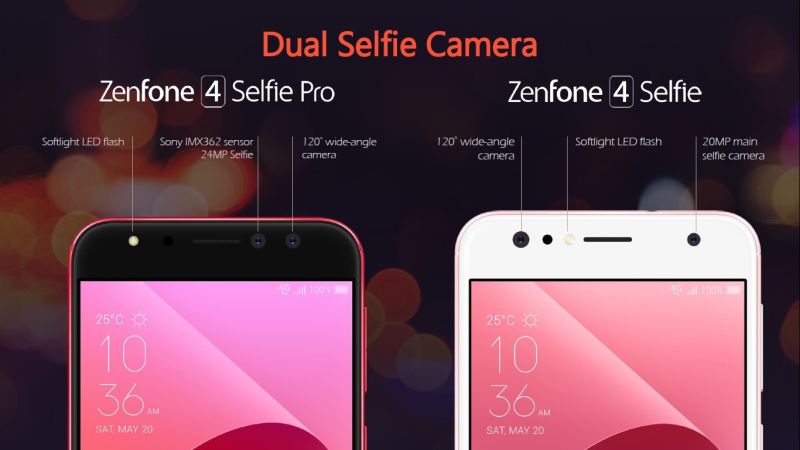 ZenFone 4 Selfie và ZenFone 4 Selfie Pro