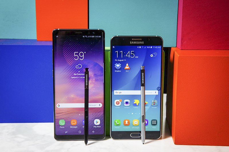 So sánh Galaxy Note 8 và Galaxy Note 5 So sánh Galaxy Note 8 và Galaxy Note 5