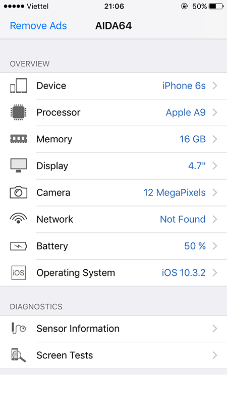 Mẹo xem tất tần tật thông số kỹ thuật trên iPhone cực dễ
