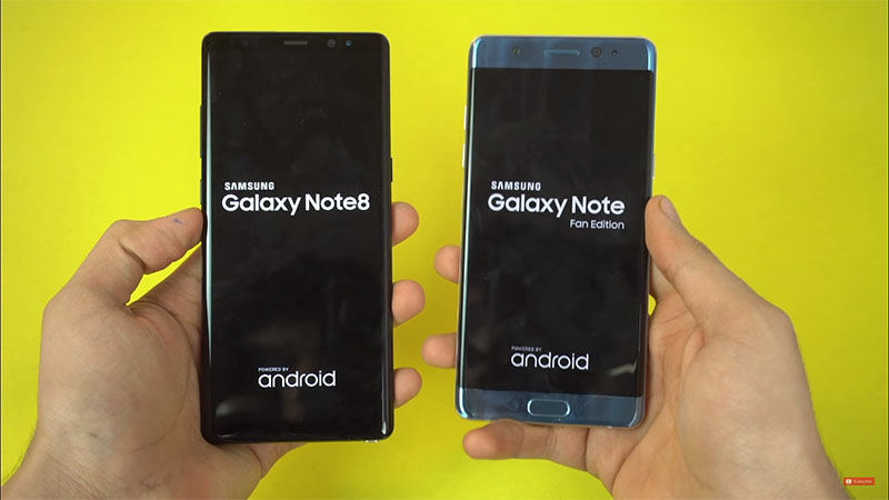 Đọ tốc độ Note 7 và Note 8