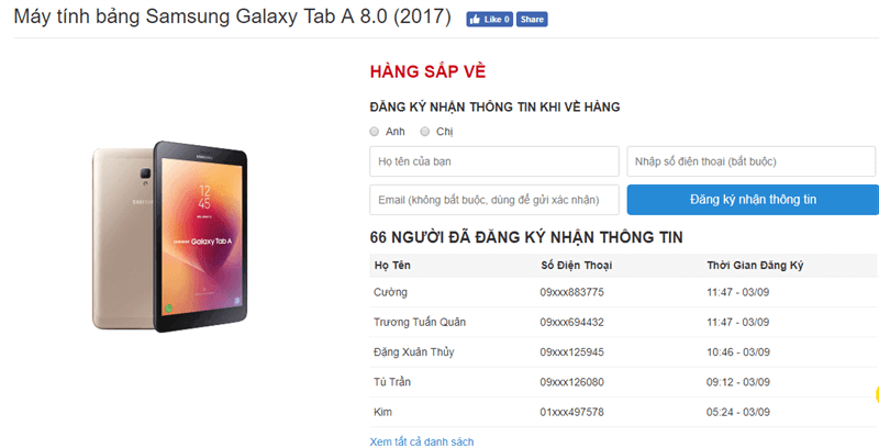 Galaxy Tab A 8.0 (2017)