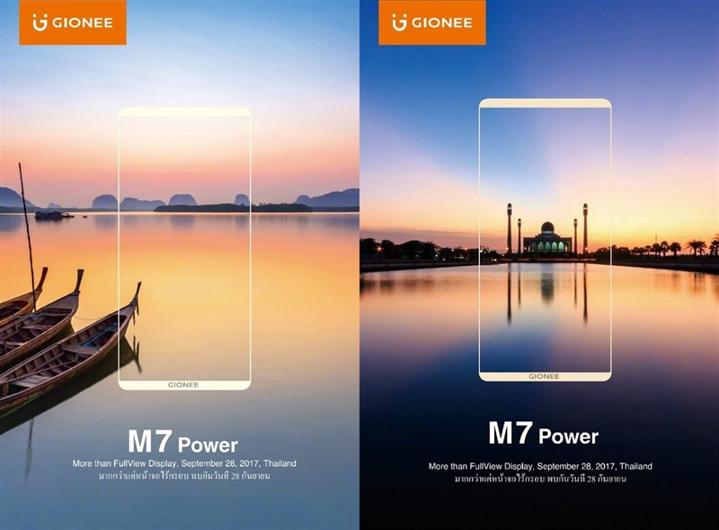Gionee M7 Power màn hình không viền ấn định ngày ra mắt Gionee M7 Power màn hình không viền ấn định ngày ra mắt