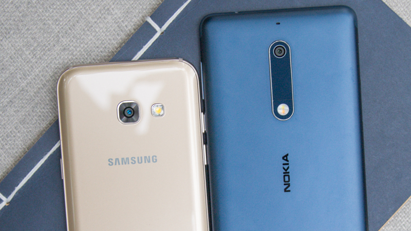 Nokia 5 vs Samsung Galaxy A3 2017 Nokia 5 vs Samsung Galaxy A3 2017