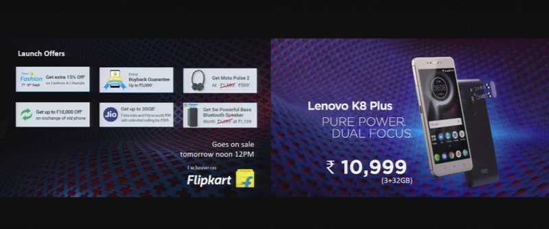 Lenovo K8 Plus