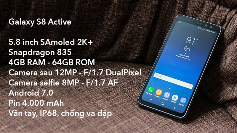 Trên tay Galaxy S8 Active