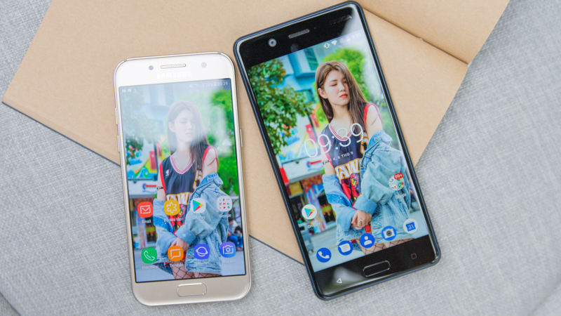 So sánh Nokia 5 và Galaxy A3 2017 So sánh Nokia 5 và Galaxy A3 2017