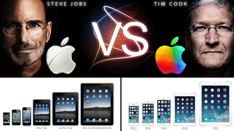 Tim Cook vs Steve Jobs Tim Cook vs Steve Jobs