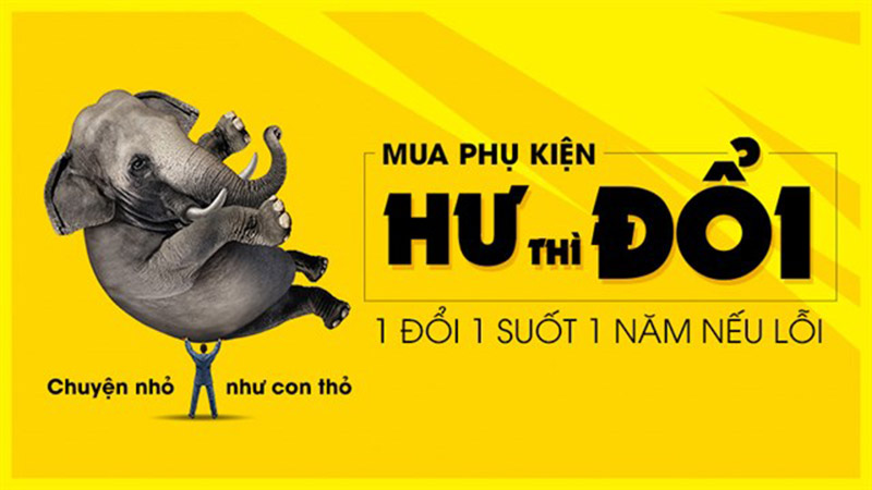 bảo hành 1 đổi 1 thế giới di động