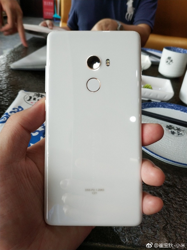 Mặt sau Mi Mix 2 White Ceramic Special Edition Mặt sau Mi Mix 2 White Ceramic Special Edition