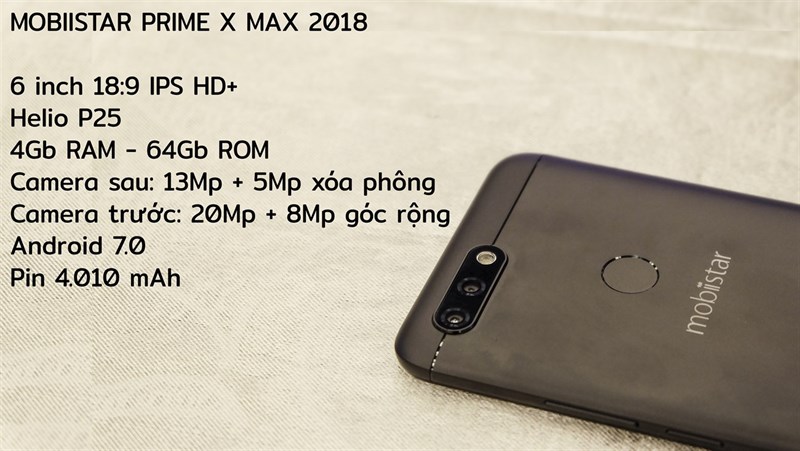 Trên tay Mobiistar Prime X Max 2017