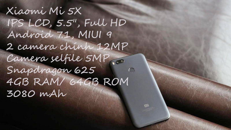 Cấu hình Mi 5X