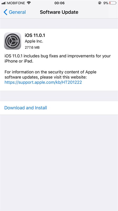 ios 11.0.1 ios 11.0.1