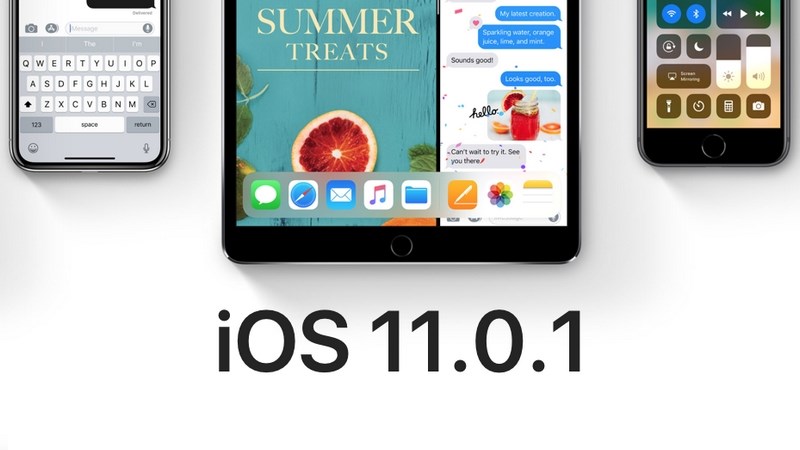 Apple tung bản cập nhật iOS 11.0.1 để vá lỗi bảo mật