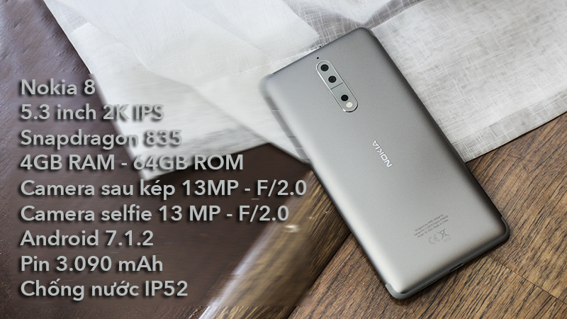 Trên tay Nokia 8 Trên tay Nokia 8