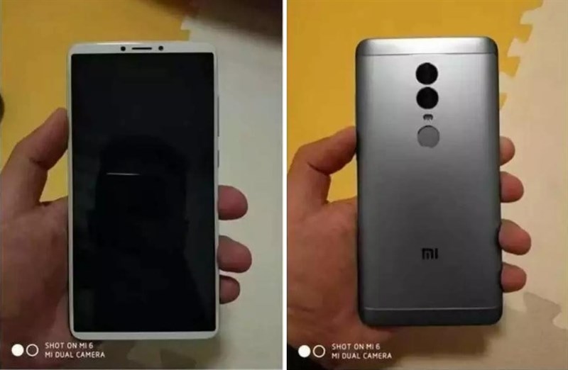 Redmi Note 5 màn hình tràn cạnh 18:9, camera kép lộ ảnh trên tay người dùng Redmi Note 5 màn hình tràn cạnh 18:9, camera kép lộ ảnh trên tay người dùng