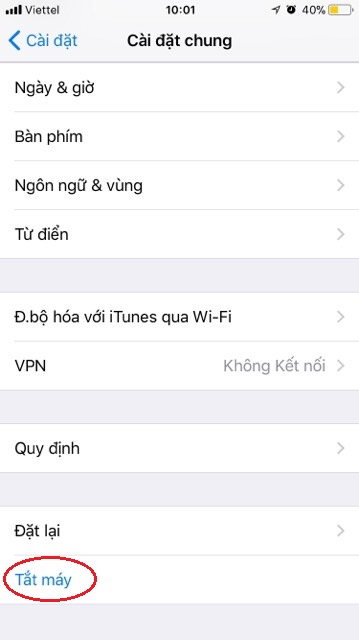 Với iOS 11, bạn có thể tắt iPhone, iPad mà không cần nhấn giữ nút nguồn