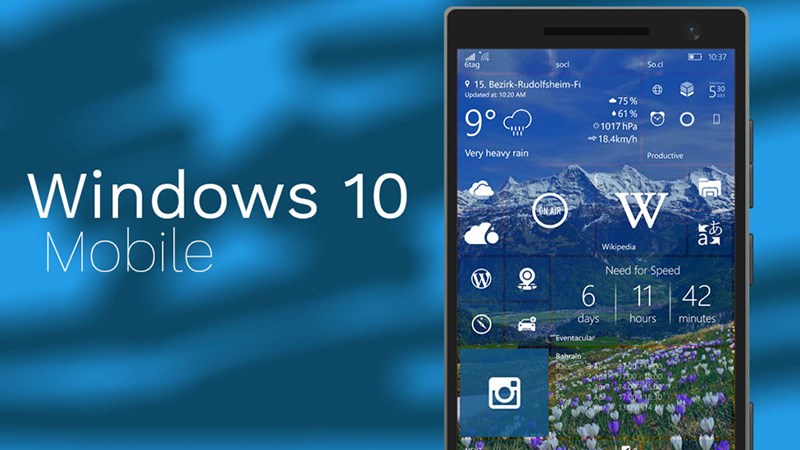 Windows 10 Mobile Fall Creators Update