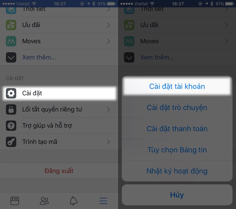 bảo mật facebook