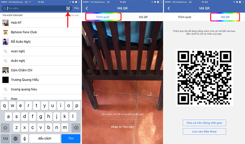 Facebook QR CODE