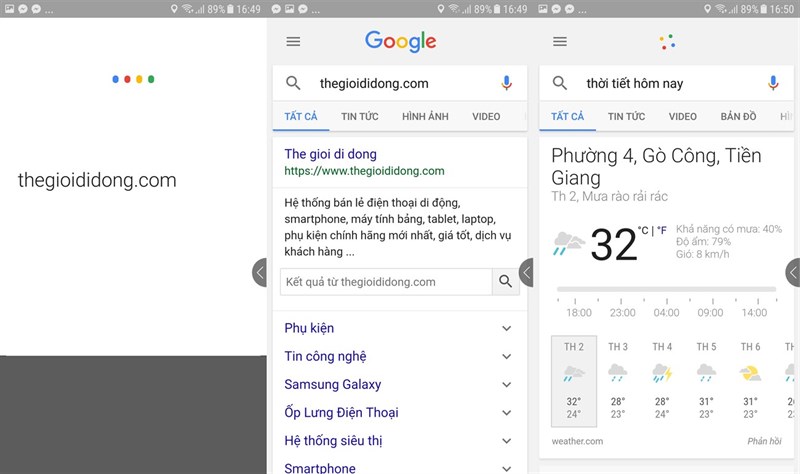 Dùng khẩu lệnh với Google Now