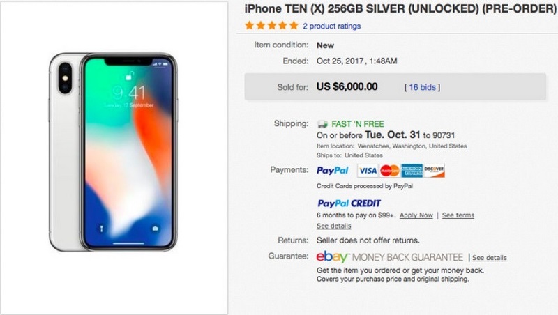 iPhone X 256 GB bị đội giá iPhone X 256 GB bị đội giá