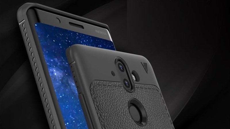 Nokia 9 màn hình cong tiếp tục xuất hiện thông qua bộ case mới