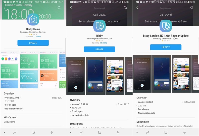 Bixby cập nhật phiên bản mới Bixby cập nhật phiên bản mới