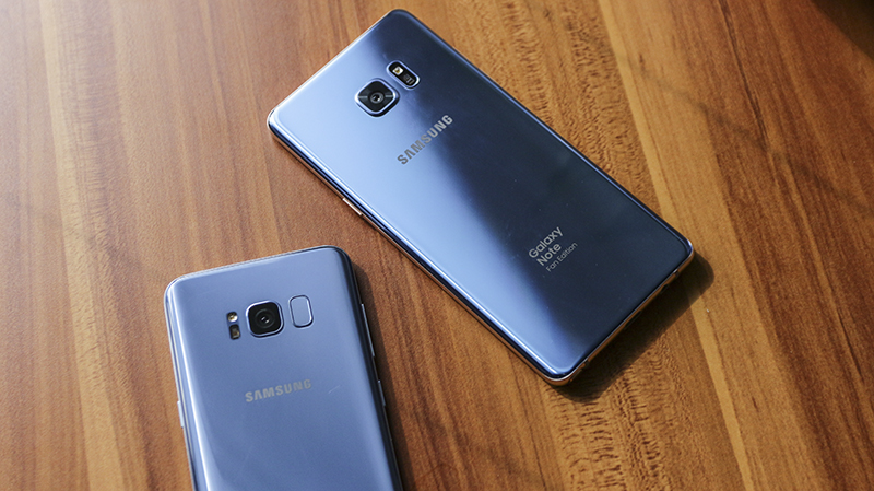 So sánh Galaxy Note FE và Galaxy S8 So sánh Galaxy Note FE và Galaxy S8