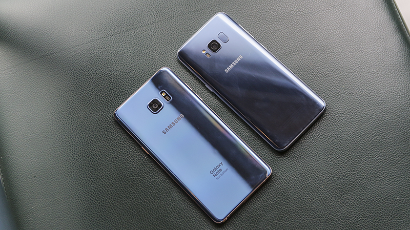 So sánh Galaxy Note FE và Galaxy S8 So sánh Galaxy Note FE và Galaxy S8