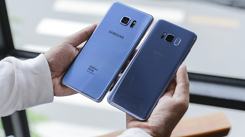 So sánh Galaxy Note FE và Galaxy S8 So sánh Galaxy Note FE và Galaxy S8