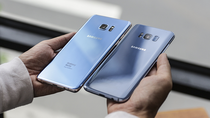 So sánh Galaxy Note Fe và Galaxy S8 So sánh Galaxy Note Fe và Galaxy S8